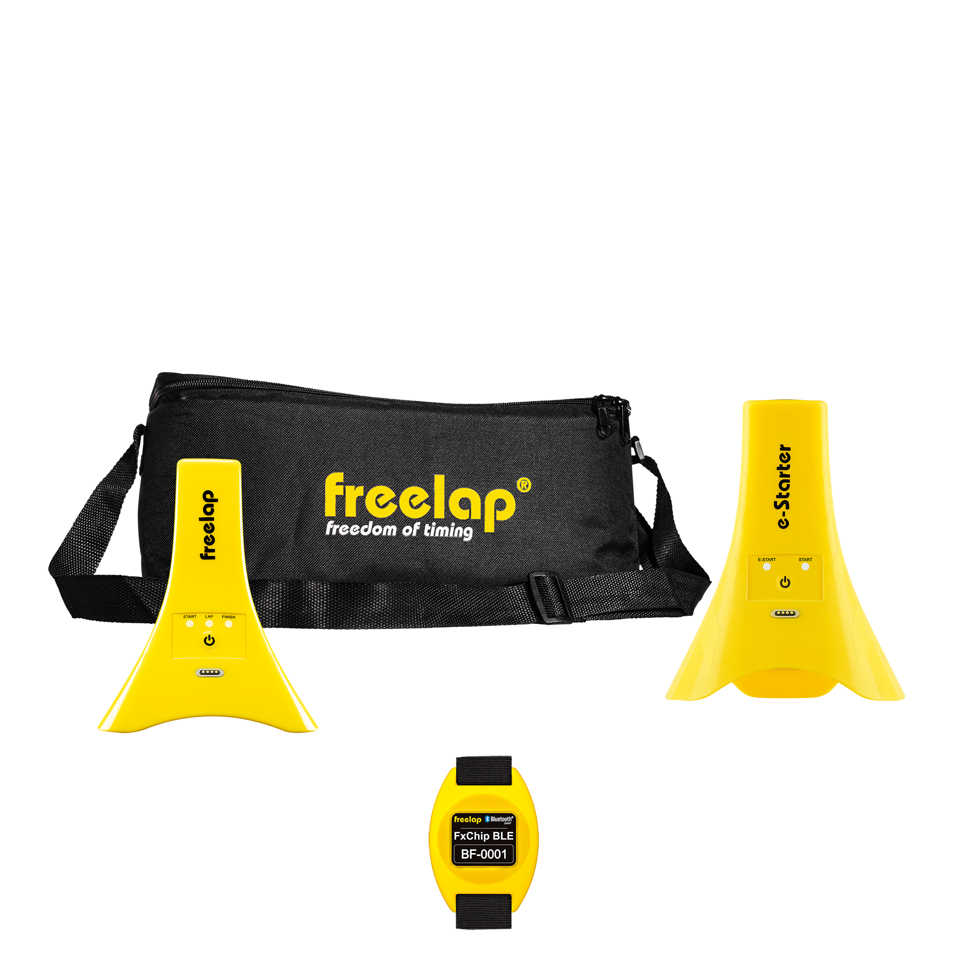 Freelap Canada Running Foundation Pack – basic wireless timing system with essential gates and chip for individual sprint training and performance tracking.