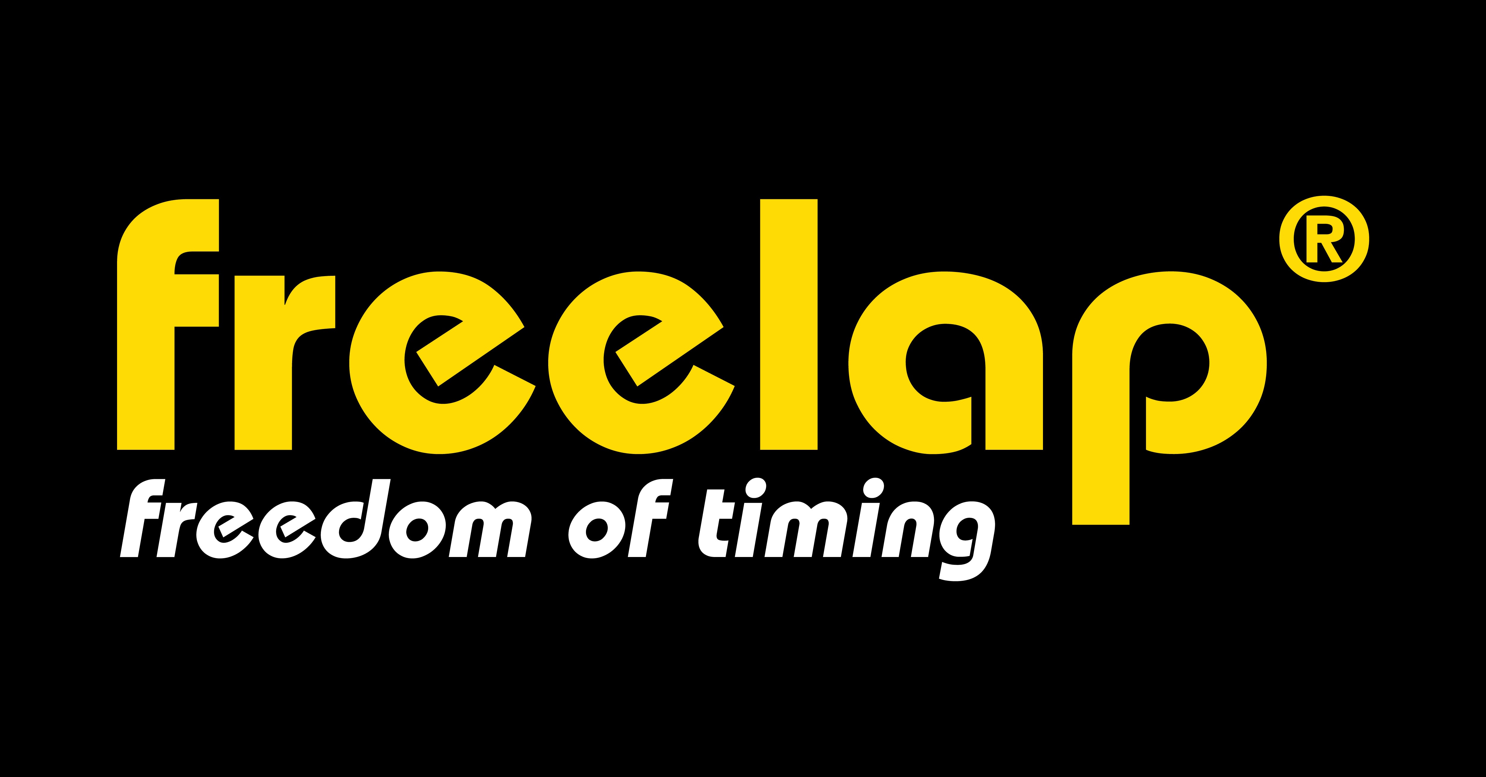 Freelap Canada logo with “Freedom of Timing” slogan – official branding for Freelap wireless timing systems.