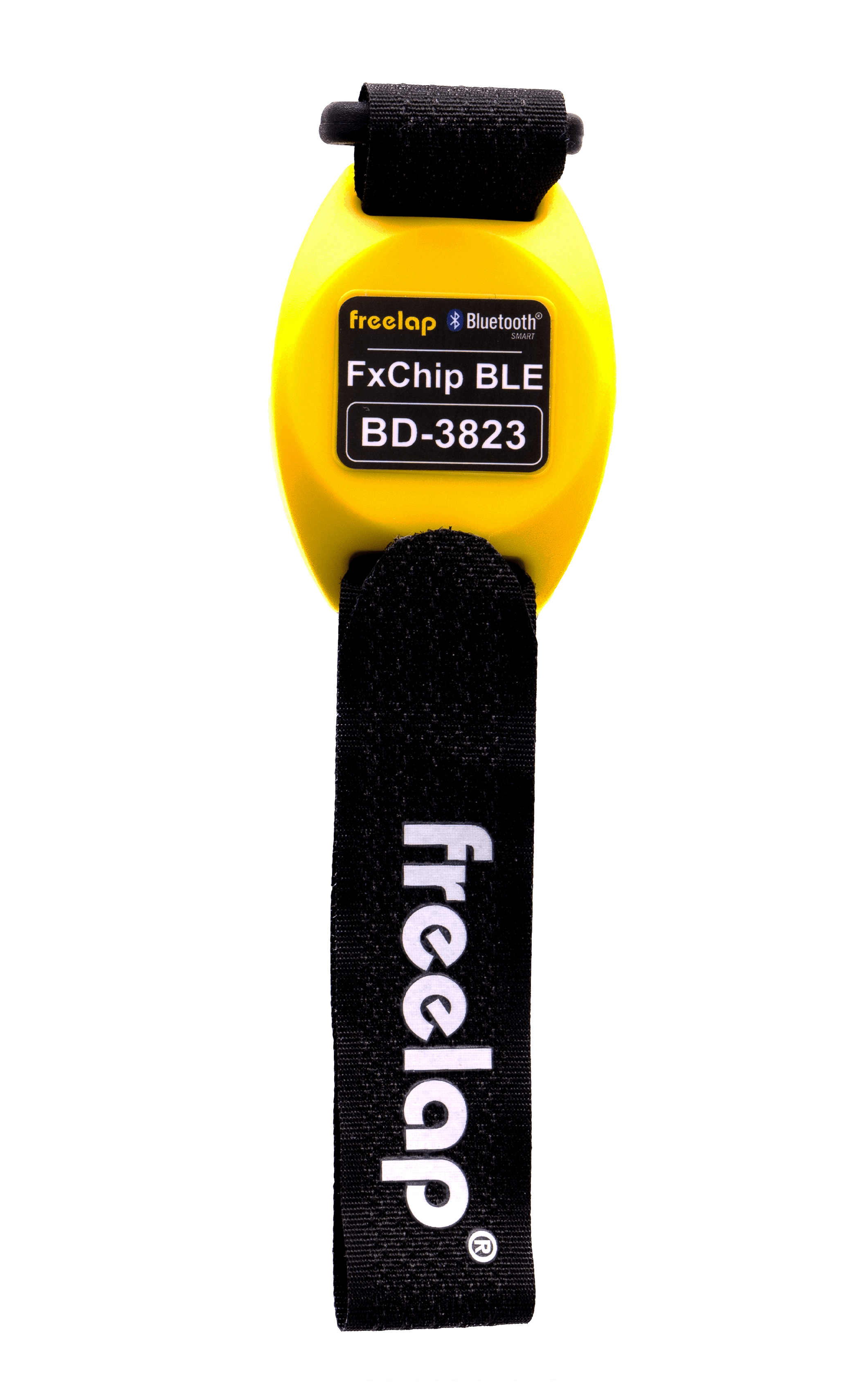 Freelap FxChip BLE Bluetooth timing sensor for athletic performance tracking.