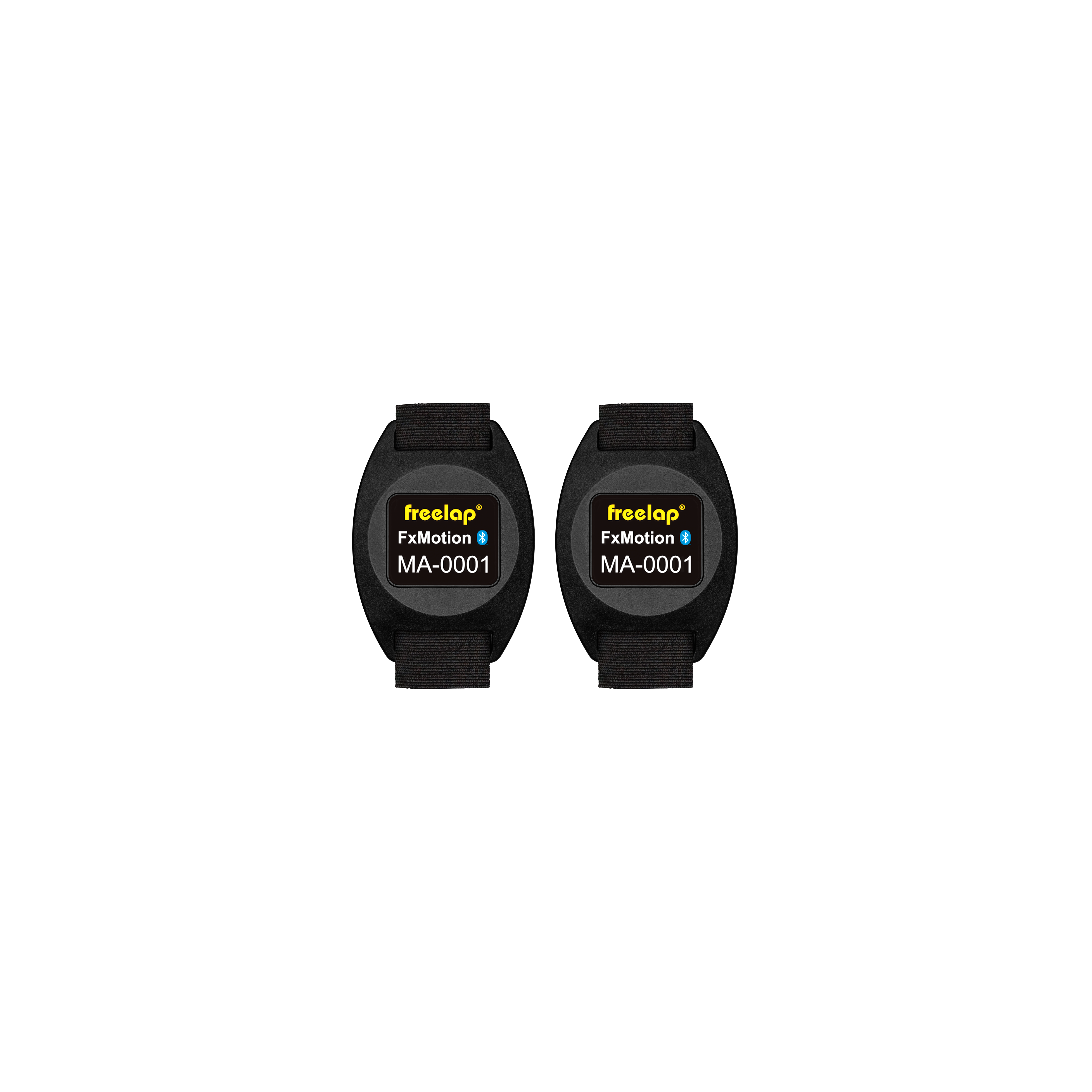 Freelap Canada FxChip Motion 2-Pack – Bluetooth timing transponders for dual-athlete wireless sprint timing and performance tracking.