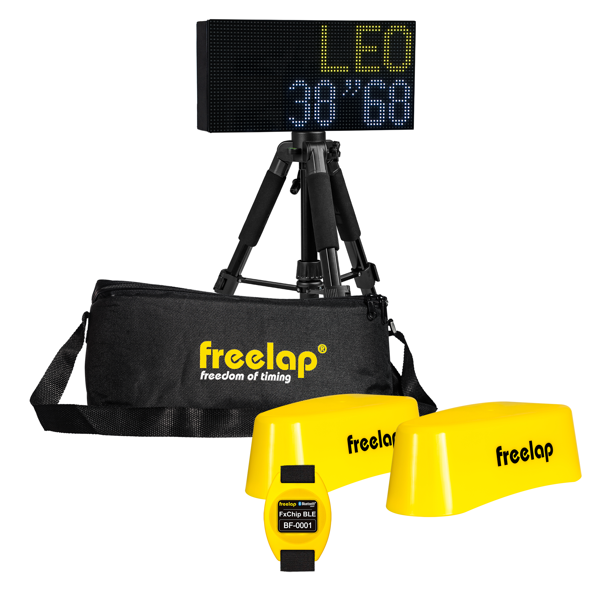 Freelap Canada Nordiq Advanced Pack – complete wireless timing system with multiple gates for advanced cross-country skiing performance tracking.