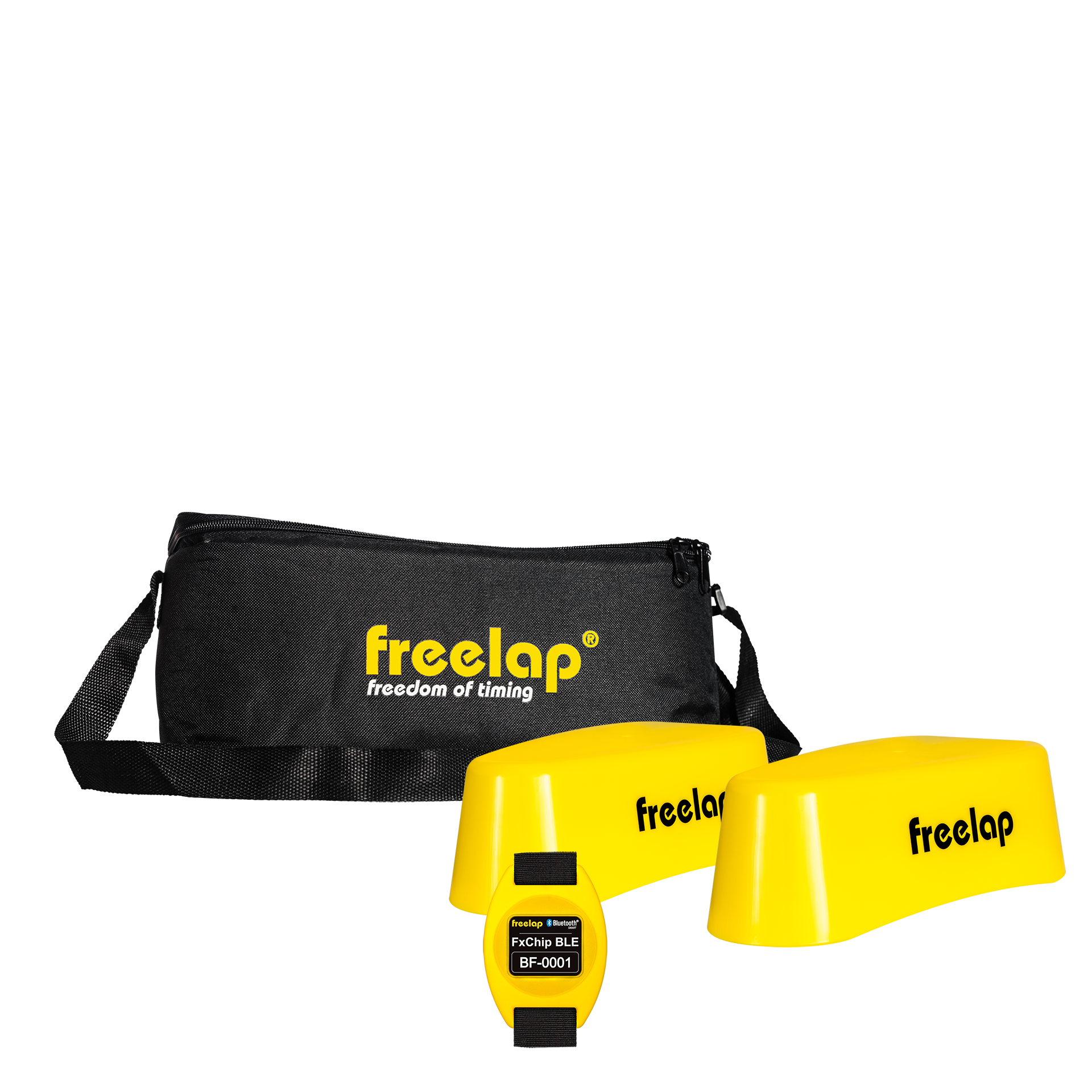 Freelap Canada Nordiq Foundation Pack – essential wireless timing system for cross-country skiing, includes gates and transponder for training analysis.