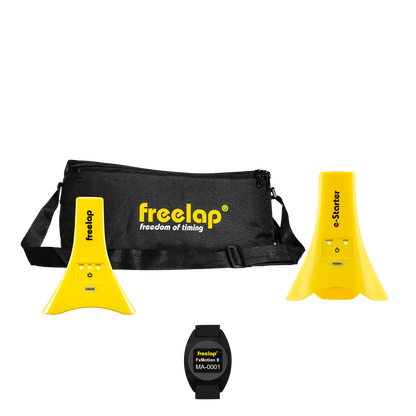 Freelap Canada Running Foundation Motion Pack – entry-level wireless timing system with FxMotion chip and gates for individual sprint training.