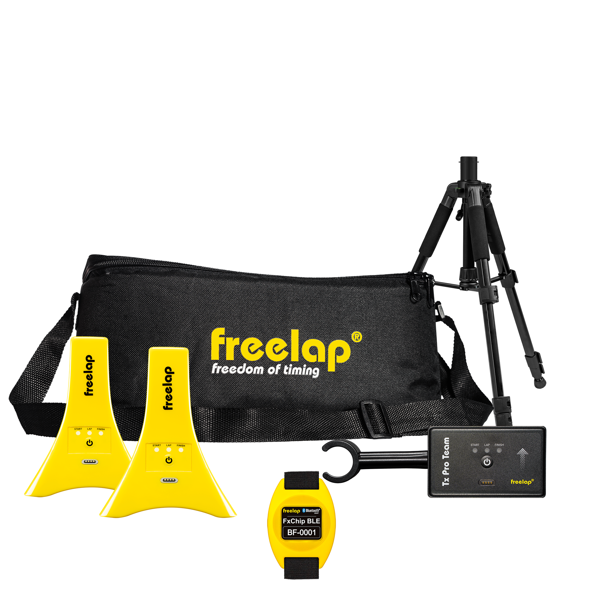 Freelap Canada Soccer Advanced Pack – wireless timing system with expanded gate setup for intermediate to advanced soccer speed and agility training.