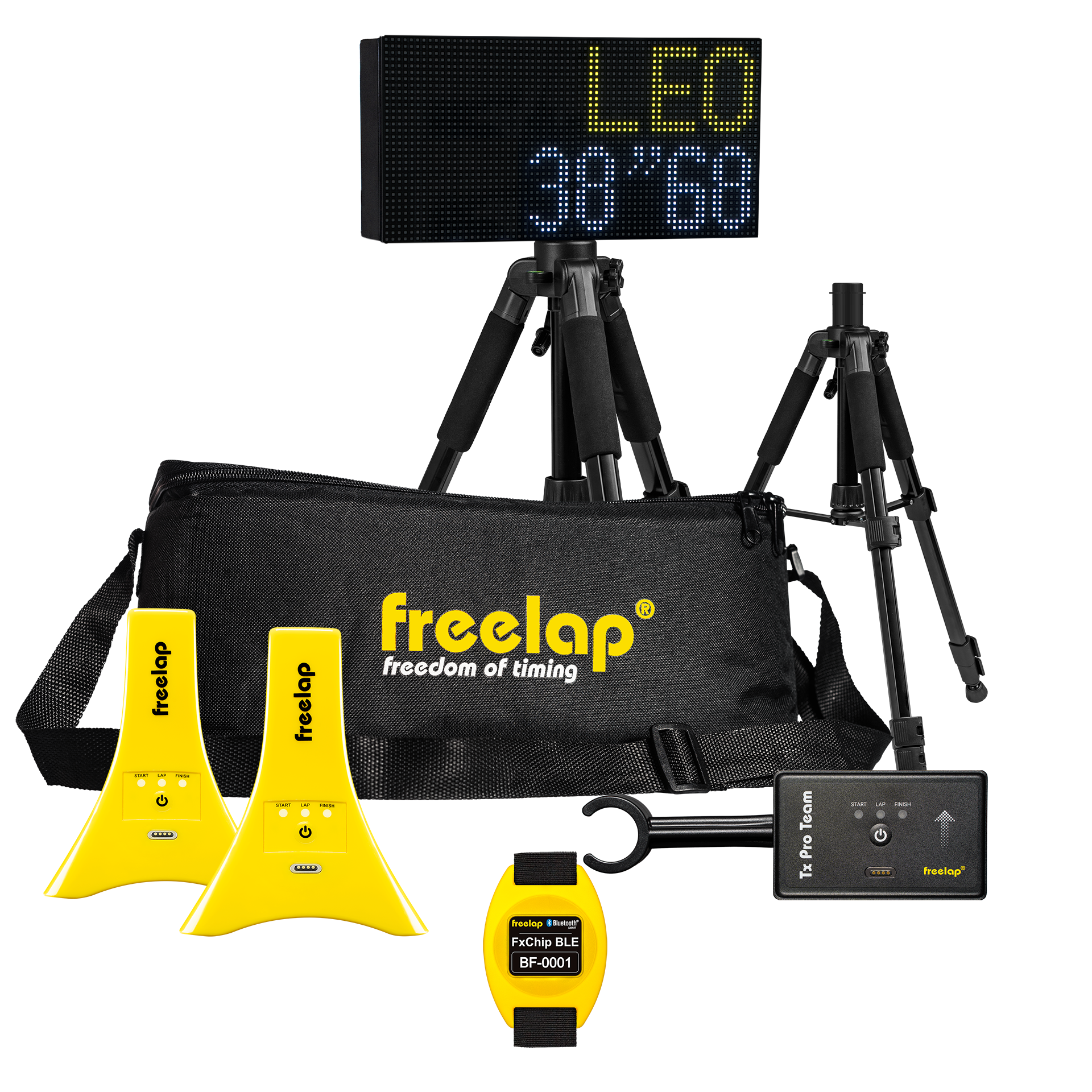 Freelap Canada Soccer Pro Pack – advanced wireless timing system with multiple gates for precise speed and agility training in soccer.