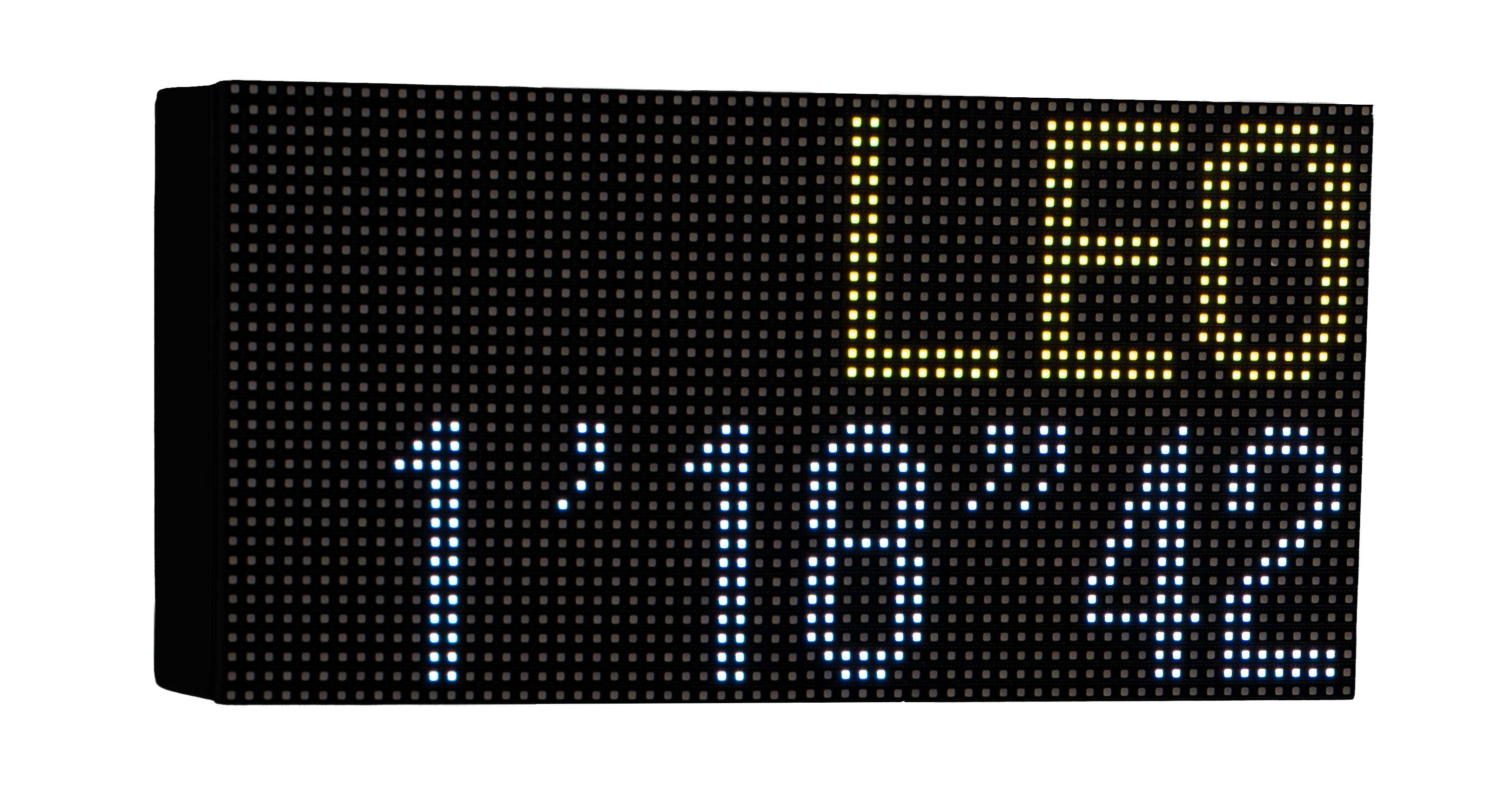 Freelap Canada LED Display on ski course – real-time visual timing feedback for alpine skiing performance tracking and analysis.