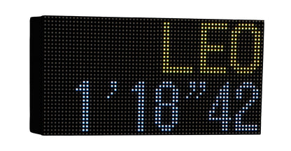 Freelap Canada LED Display on ski course – real-time visual timing feedback for alpine skiing performance tracking and analysis.