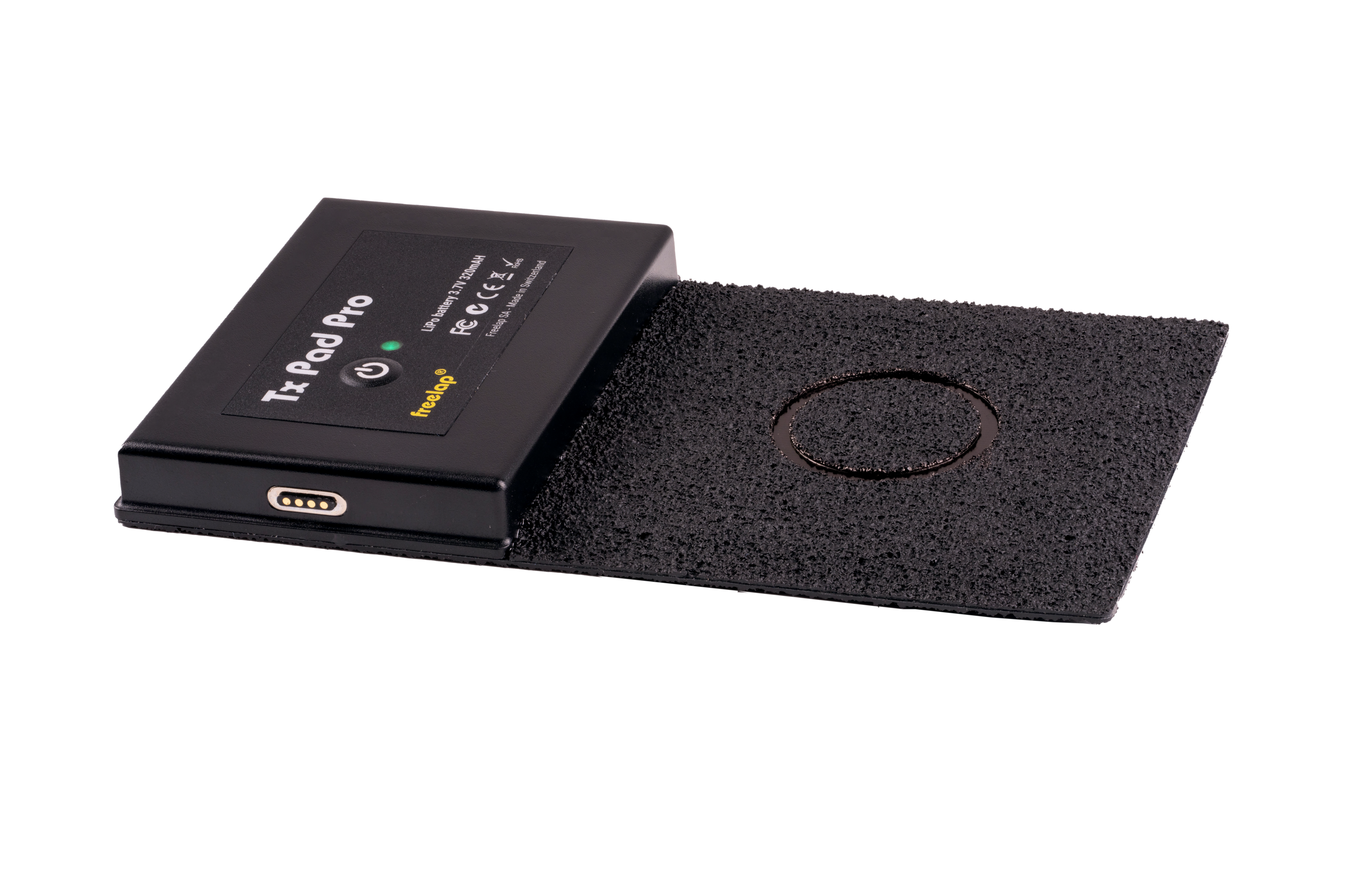 reelap Canada Tx Pad Pro – touch-sensitive wireless start device for accurate reaction time and sprint timing in athletic training.